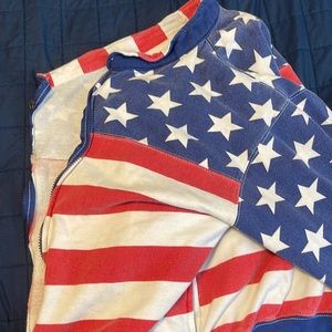 U.S Vintage American Flag sports jacket